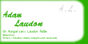 adam laudon business card